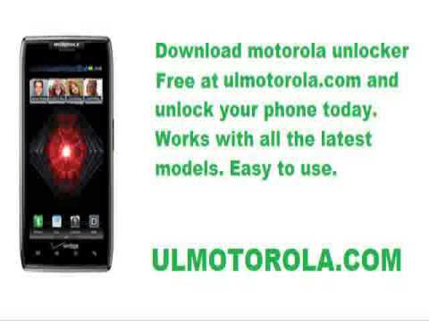 Motorola i265 unlock code free phone